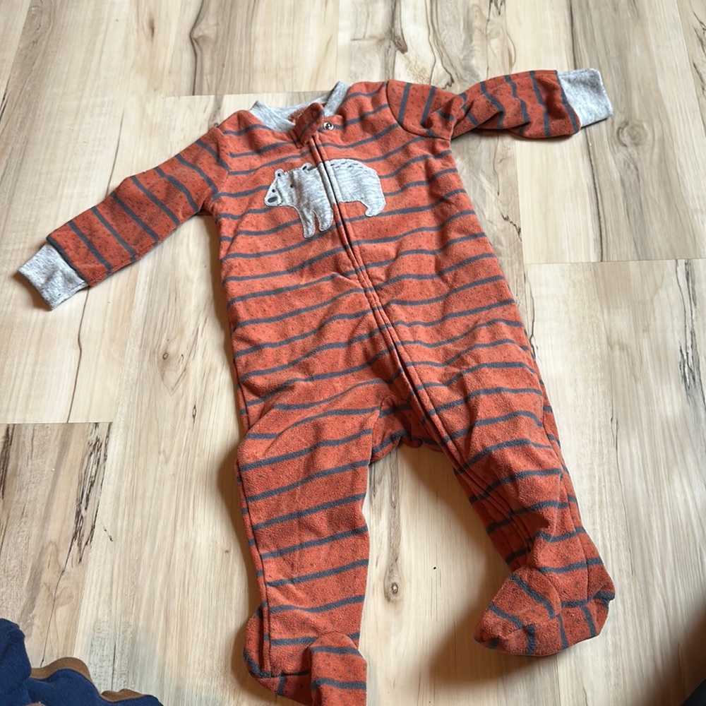 Carters 3-6m footie pajamas